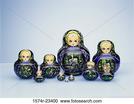 Close-up of group of Russian dolls View Large Photo Image Stock Image - Close-up of group of Russian dolls. Fotosearch
