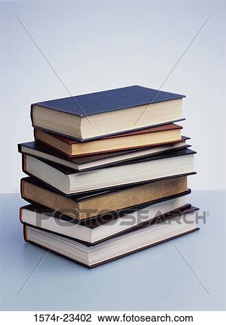 Close-up of stack of books View Large Photo Image Stock Image - Close-up of stack of books. Fotosearch