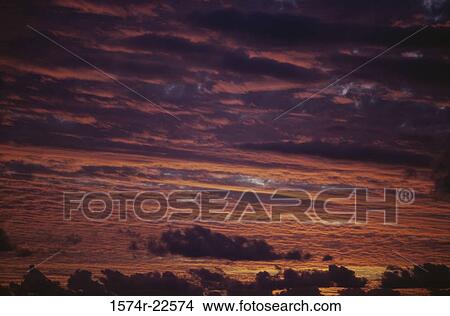 Clouds in the sky during sunset, Noumea, New Caledonia View Large Photo Image Picture - Clouds in the sky during sunset, Noumea, New Caledonia. Fotosearch
