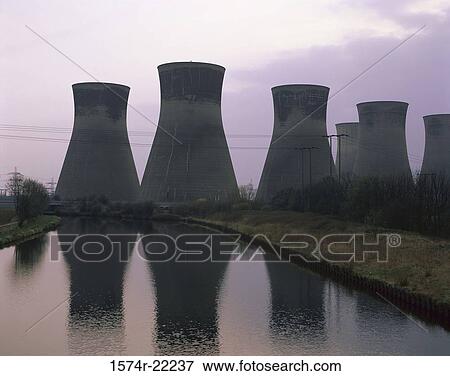 Coal-fired power station, Yorkshire, England View Large Photo Image Stock Photo - Coal-fired power station, Yorkshire, England. Fotosearch