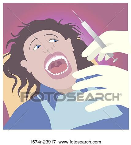 Dentist Fear Linda Braucht (20th C. American) Computer Graphics View Large Photo Image Stock Photo - Dentist Fear Linda Braucht (20th C. American) Computer Graphics. Fotosearch