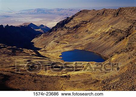 High angle view of a lake, Wildhorse Lake, Steens Mountain Recreation Area, Oregon, USA View Large Photo Image Stock Photograph - High angle view of a lake, Wildhorse Lake, Steens Mountain Recreation Area, Oregon, USA. Fotosearch