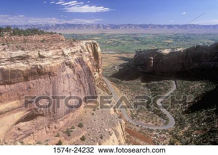 High angle view of a valley, Fruita Canyon, Colorado National Monument, Colorado, USA View Large Photo Image Stock Image - High angle view of a valley, Fruita Canyon, Colorado National Monument, Colorado, USA. Fotosearch