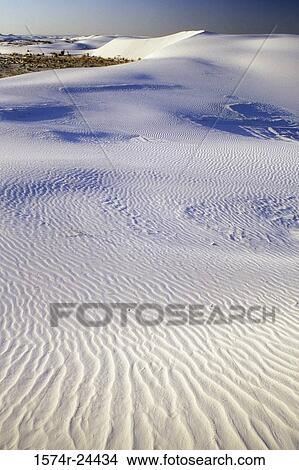 High angle view of sand dunes in a desert, White Sands National Monument, New Mexico, USA View Large Photo Image Picture - High angle view of sand dunes in a desert, White Sands National Monument, New Mexico, USA. Fotosearch
