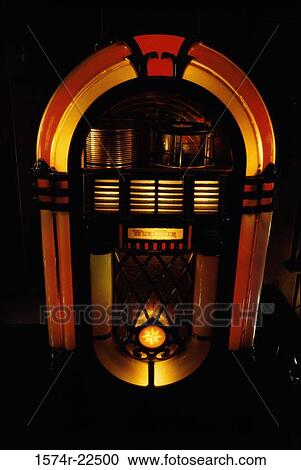 Illuminated jukebox View Large Photo Image Stock Image - Illuminated jukebox. Fotosearch
