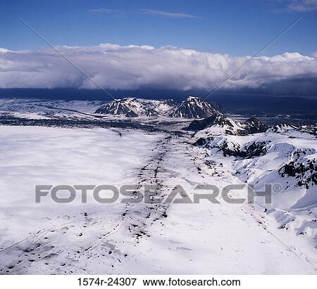 Kotlujokull Glacier Iceland View Large Photo Image Stock Photo - Kotlujokull Glacier Iceland. Fotosearch