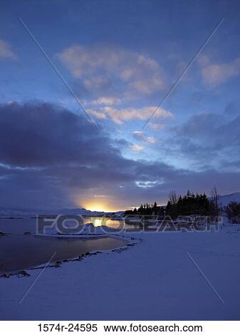 Stock Photography - Lake Thingvellir Thingvellir National Park Iceland. Fotosearch