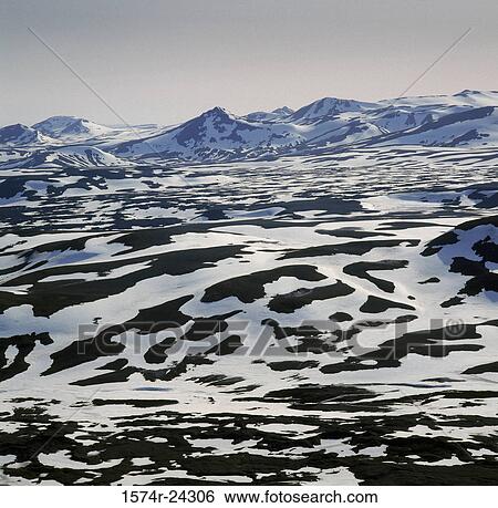 Langjokull Central Highlands Iceland View Large Photo Image Stock Photograph - Langjokull Central Highlands Iceland. Fotosearch