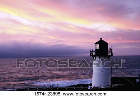 Lighthouse near the sea, Point Montara Lighthouse, Montara, California, USA View Large Photo Image Stock Photography - Lighthouse near the sea, Point Montara Lighthouse, Montara, California, USA. Fotosearch