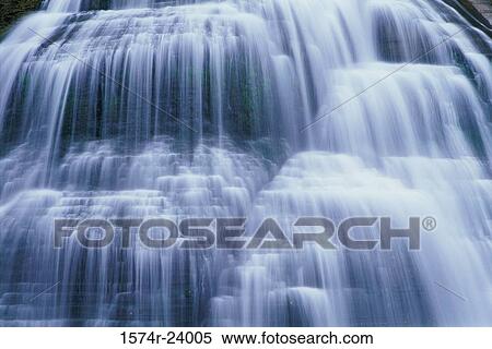 Low angle view of a waterfall, Lower Falls, Robert H. Treman State Park, New York, USA View Large Photo Image Stock Photography - Low angle view of a waterfall, Lower Falls, Robert H. Treman State Park, New York, USA. Fotosearch