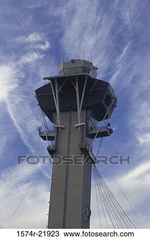 Low angle view of an air traffic control tower, Los Angeles International Airport, Los Angeles, California, USA View Large Photo Image Stock Image - Low angle view of an air traffic control tower, Los Angeles International Airport, Los Angeles, California, USA. Fotosearch