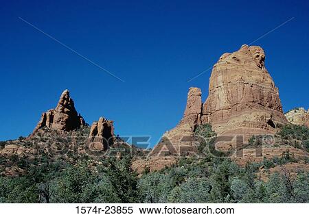 Low angle view of rock formations, Coconino National Forest, Arizona, USA View Large Photo Image Stock Photography - Low angle view of rock formations, Coconino National Forest, Arizona, USA. Fotosearch
