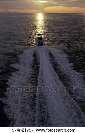 Motorboat on the sea View Large Photo Image Stock Photo - Motorboat on the sea. Fotosearch