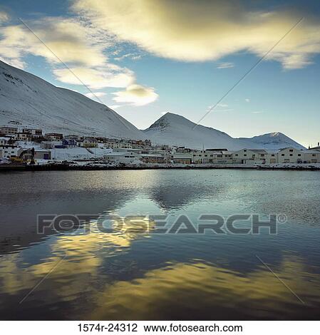 Olafsfjordur Iceland View Large Photo Image Stock Image - Olafsfjordur Iceland. Fotosearch