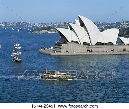 Opera house on the waterfront, Sydney Opera House, Sydney, New South Wales, Australia View Large Photo Image Stock Image - Opera house on the waterfront, Sydney Opera House, Sydney, New South Wales, Australia. Fotosearch