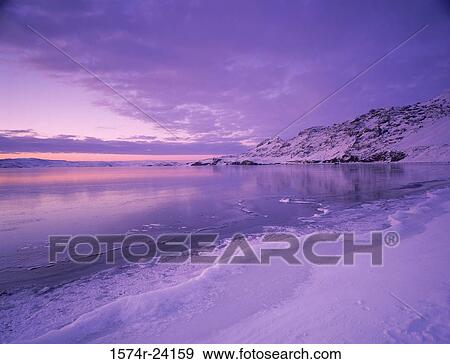 Panoramic view of a lake at dusk, Lake Kleifarvatn, Iceland View Large Photo Image Stock Photo - Panoramic view of a lake at dusk, Lake Kleifarvatn, Iceland. Fotosearch