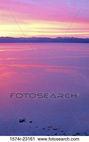 Panoramic view of a lake, Lake Tahoe, Nevada, USA View Large Photo Image Stock Image - Panoramic view of a lake, Lake Tahoe, Nevada, USA. Fotosearch