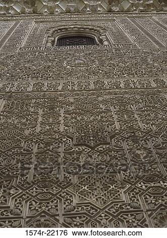 Patio del Mexuar, Alhambra, Granada, Spain View Large Photo Image Stock Photograph - Patio del Mexuar, Alhambra, Granada, Spain. Fotosearch