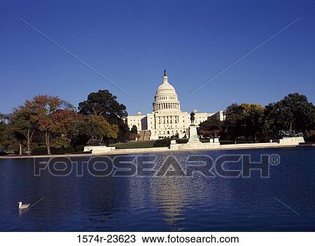 Pool in front of a government building, Capitol Building, Washington DC, USA View Large Photo Image Stock Image - Pool in front of a government building, Capitol Building, Washington DC, USA. Fotosearch