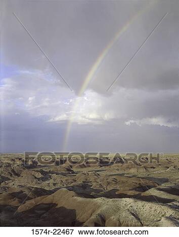 Rainbow over the Painted Desert, Petrified Forest National Park, Arizona, USA View Large Photo Image Stock Photo - Rainbow over the Painted Desert, Petrified Forest National Park, Arizona, USA. Fotosearch