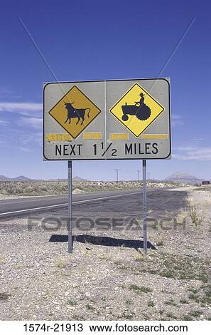Road sign, Nevada, USA View Large Photo Image Stock Image - Road sign, Nevada, USA. Fotosearch
