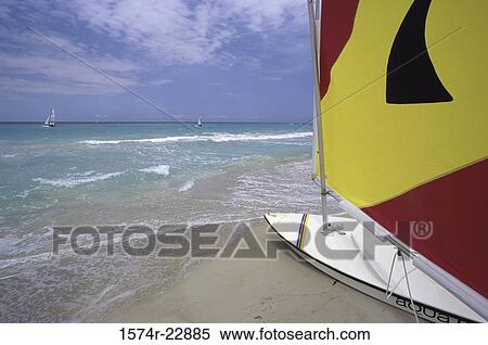 Sailboat on the beach, Varadero, Cuba View Large Photo Image Stock Photography - Sailboat on the beach, Varadero, Cuba. Fotosearch