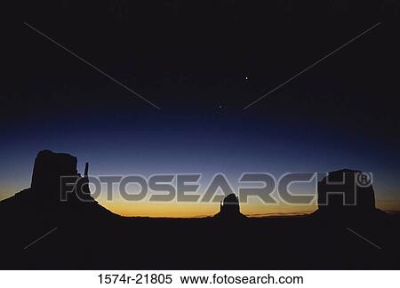 Silhouette of rock formations, Monument Valley, Arizona, USA View Large Photo Image Stock Photography - Silhouette of rock formations, Monument Valley, Arizona, USA. Fotosearch