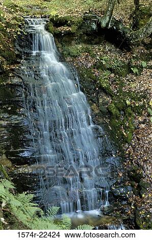 Silver Falls, Michigan, USA View Large Photo Image Picture - Silver Falls, Michigan, USA. Fotosearch