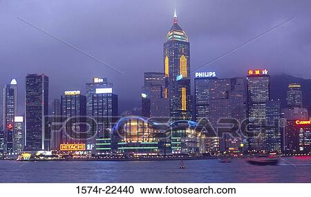 Skyscrapers in a city, Hong Kong, China View Large Photo Image Stock Image - Skyscrapers in a city, Hong Kong, China. Fotosearch