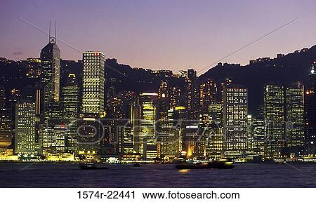 Skyscrapers in a city, Hong Kong, China View Large Photo Image Stock Image - Skyscrapers in a city, Hong Kong, China. Fotosearch