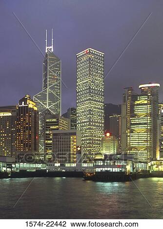 Skyscrapers in a city, Hong Kong, China View Large Photo Image Stock Image - Skyscrapers in a city, Hong Kong, China. Fotosearch