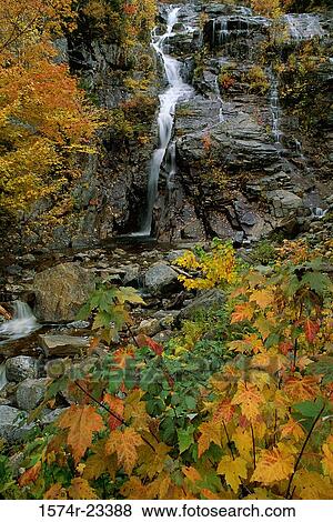 Sliver Cascade, New Hampshire, USA View Large Photo Image Stock Photo - Sliver Cascade, New Hampshire, USA. Fotosearch