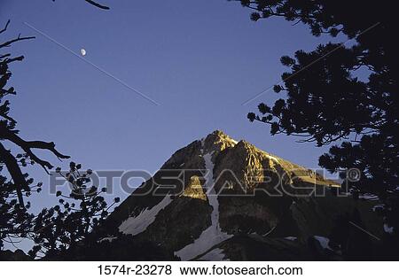 Snow on a mountain, Red Slate Mountain, John Muir Wilderness, California, USA View Large Photo Image Stock Photo - Snow on a mountain, Red Slate Mountain, John Muir Wilderness, California, USA. Fotosearch