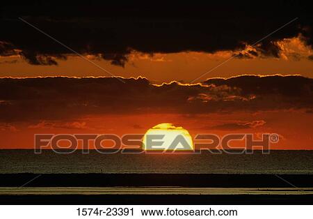 Sunset over the ocean, Cape Cod, Massachusetts, USA View Large Photo Image Stock Image - Sunset over the ocean, Cape Cod, Massachusetts, USA. Fotosearch