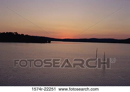 Sunset over the ocean, Missouri, USA View Large Photo Image Stock Image - Sunset over the ocean, Missouri, USA. Fotosearch