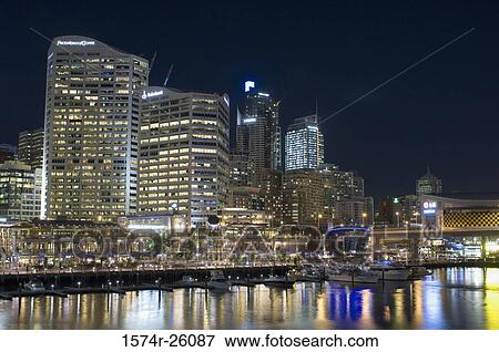 Buildings on the waterfront, Darling Harbor, Sydney, Australia View Large Photo Image Stock Photo - Buildings on the waterfront, Darling Harbor, Sydney, Australia. Fotosearch