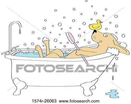 Canine Bath Linda Braucht (b. 20th C. /American) Computer graphics View Large Photo Image Stock Image - Canine Bath Linda Braucht (b. 20th C. /American) Computer graphics. Fotosearch