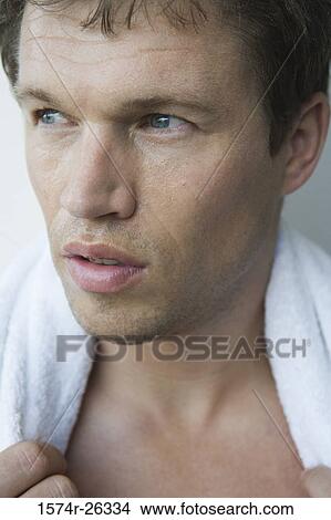 Close-up of a mid adult man View Large Photo Image Picture - Close-up of a mid adult man. Fotosearch