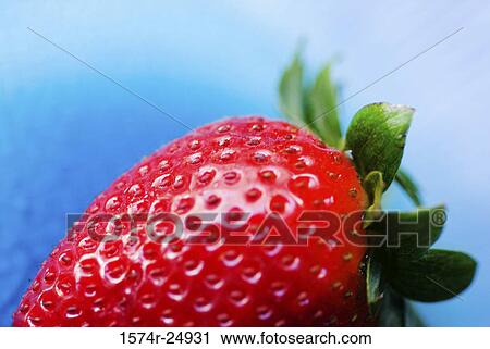 Close-up of a strawberry View Large Photo Image Stock Image - Close-up of a strawberry. Fotosearch