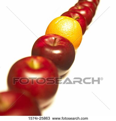 Close-up of fruit in a row View Large Photo Image Stock Image - Close-up of fruit in a row. Fotosearch
