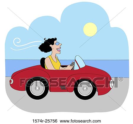 Driving on the Coast Linda Braucht (b. 20th C. /American) Computer graphics View Large Photo Image Stock Photograph - Driving on the Coast Linda Braucht (b. 20th C. /American) Computer graphics. Fotosearch