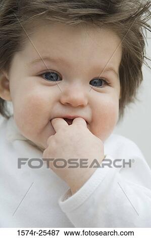 Portrait of a baby View Large Photo Image Stock Photo - Portrait of a baby. Fotosearch