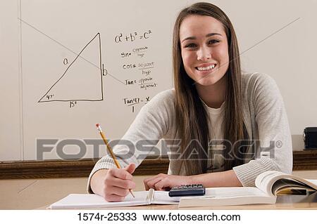 Portrait of a student smiling View Large Photo Image Stock Image - Portrait of a student smiling. Fotosearch