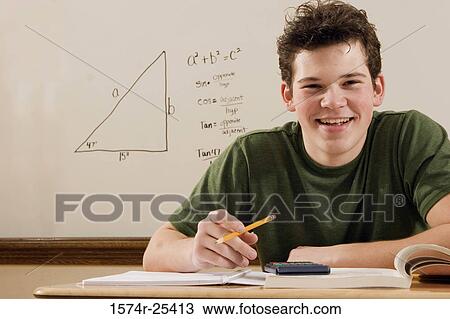 Portrait of a student smiling View Large Photo Image Stock Image - Portrait of a student smiling. Fotosearch