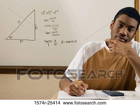Portrait of a student thinking View Large Photo Image Picture - Portrait of a student thinking. Fotosearch