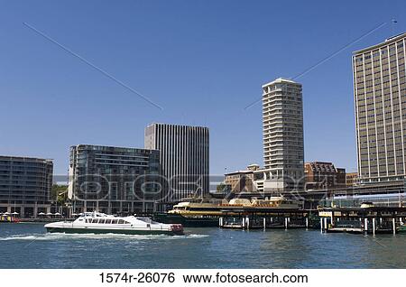 Skyscrapers on the waterfront, Circular Quay, Sydney, Australia View Large Photo Image Stock Photograph - Skyscrapers on the waterfront, Circular Quay, Sydney, Australia. Fotosearch