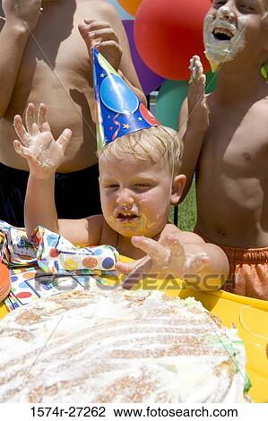 Boys and girls celebrating birthday party View Large Photo Image Stock Image - Boys and girls celebrating birthday party. Fotosearch