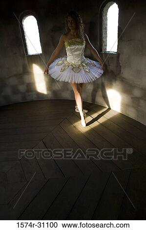 Young woman practicing ballet dancing View Large Photo Image Stock Image - Young woman practicing ballet dancing. Fotosearch