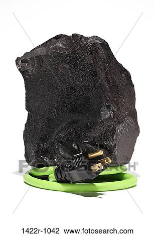Black coal with green electrical cord and plug View Large Photo Image Stock Image - Black coal with green electrical cord and plug. Fotosearch