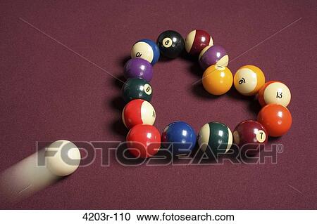 Breaking heart concept using billiard balls View Large Photo Image Stock Image - Breaking heart concept using billiard balls. Fotosearch